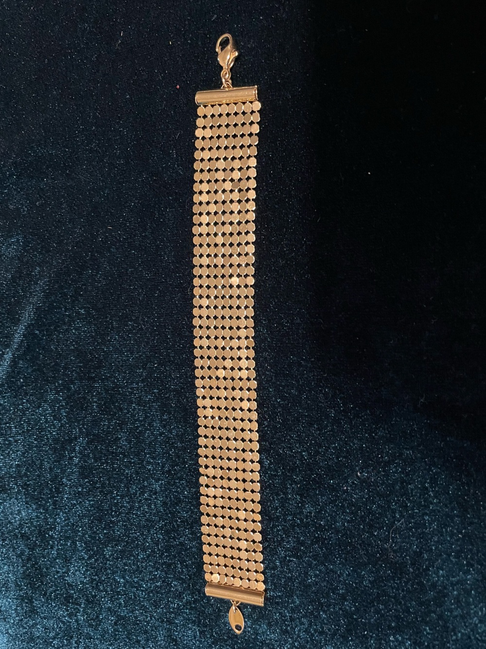 Gold Mesh Link Bracelet - Women's Fashion Bracelet